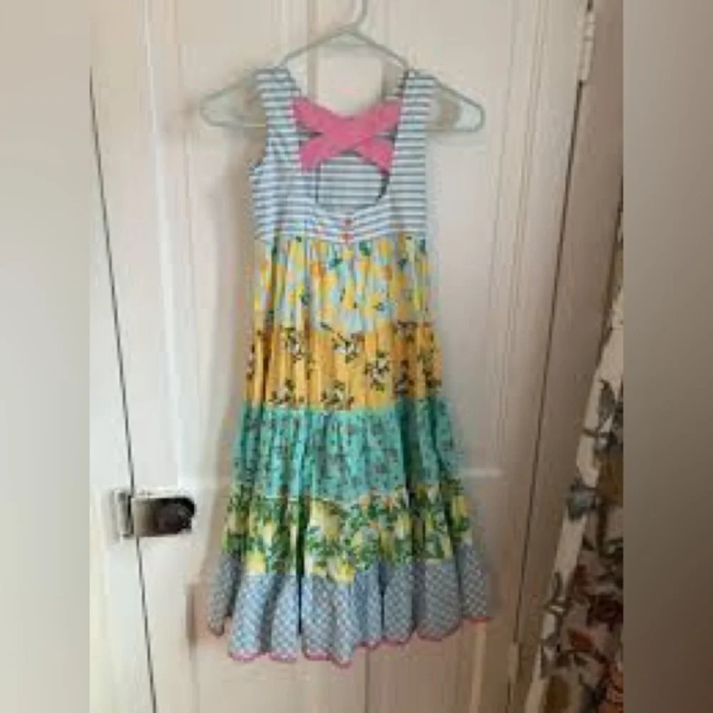 New Matilda Jane Brand Sweet Treat Maxi Dress Girls Teen Size 12 Floral Flower - Picture 8 of 15